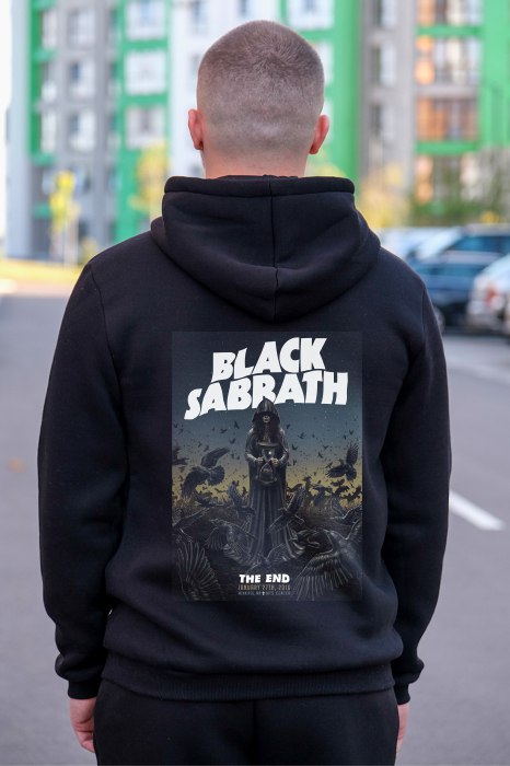 Кенгуру тринитка футер Black Sabbath S - XL